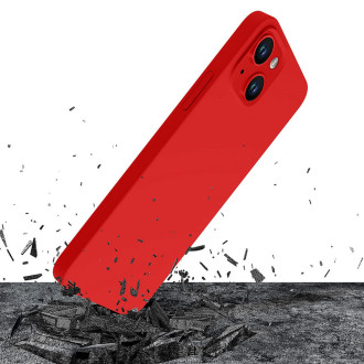 Apple iPhone 14 - 3mk Hardy Silicone MagCase Red
