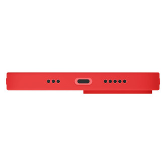 Apple iPhone 14 - 3mk Hardy Silicone MagCase Red