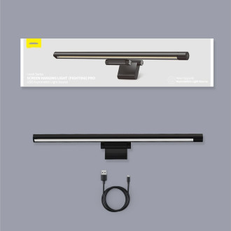 LED lampa Baseus řady i-wok pro osvětlení obrazovky stolního monitoru černá (DGIWK-P01)