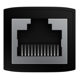 Síťový konektor Baseus AirJoy Series RJ-45 Ethernetový kabelový konektor 1 ks - černý