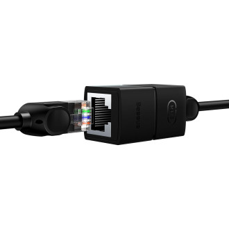 Síťový konektor Baseus AirJoy Series RJ-45 Ethernetový kabelový konektor 1 ks - černý