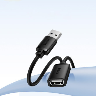 Prodlužovací kabel USB 2.0 0,5m Baseus AirJoy Series - černý