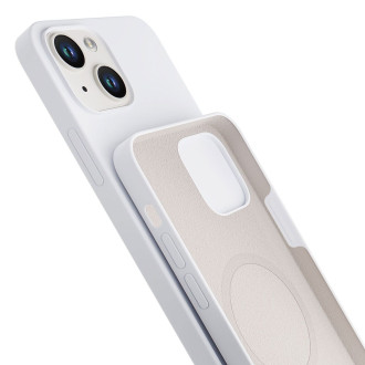Apple iPhone 14 Plus – 3mk Hardy silikonové pouzdro MagCase White