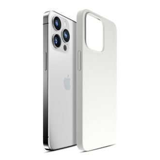 Apple iPhone 14 Pro Max - 3mk Hardy silikonové pouzdro MagCase bílé