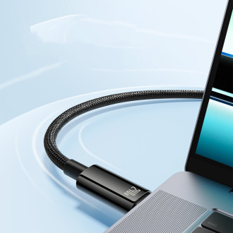 Kabel USB C - USB C 480Mb/s 240W 2m Baseus Tungsten Gold CAWJ040101 - černý