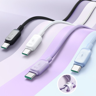 USB C – USB C kabel 100W 1,2m Joyroom S-CC100A14 – fialový