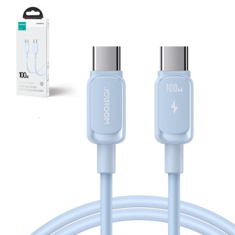 USB C – USB C kabel 100W 1,2m Joyroom S-CC100A14 – modrý