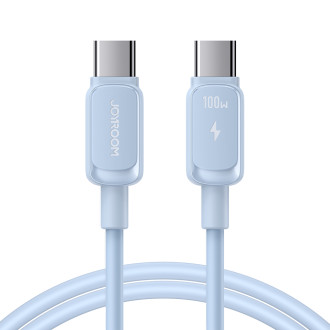 USB C – USB C kabel 100W 1,2m Joyroom S-CC100A14 – modrý