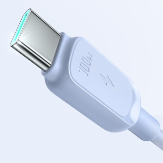 USB C – USB C kabel 100W 1,2m Joyroom S-CC100A14 – modrý