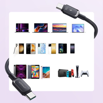 USB C – USB C kabel 100W 1,2m Joyroom S-CC100A14 – černý