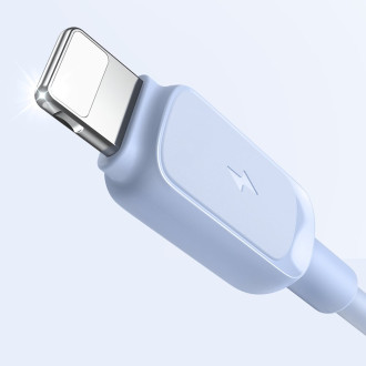 Lightning - USB 2.4A kabel 1.2m Joyroom S-AL012A14 - modrý