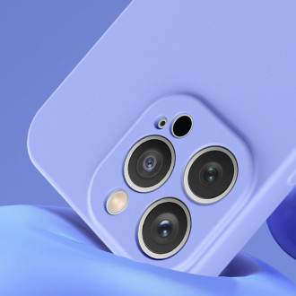 Silikonový obal pro Samsung Galaxy A34 5G silikonový kryt světle modrý