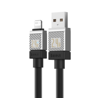 USB - Lightning 2,4A 2m kabel Baseus CoolPlay - černý