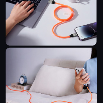 USB - Lightning 2,4A 2m kabel Baseus CoolPlay - černý