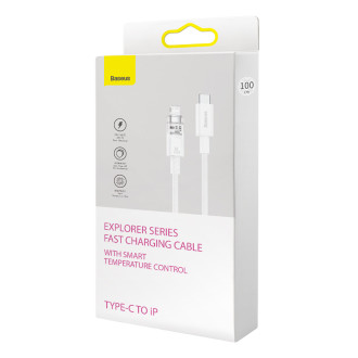 Baseus Explorer Series kabel USB-C - Lightning 20W 1 m bílý (CATS010202)