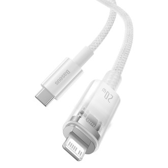 Baseus Explorer Series kabel USB-C - Lightning 20W 1 m bílý (CATS010202)