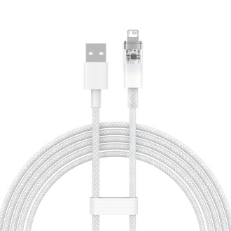 Baseus Explorer Series kabel USB - Lightning 2,4A 2 m bílý (CATS010102)