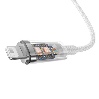 Baseus Explorer Series kabel USB - Lightning 2,4A 2 m bílý (CATS010102)