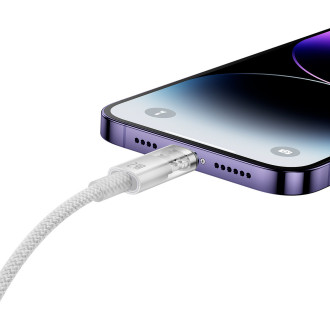 Baseus Explorer Series kabel USB - Lightning 2,4A 2 m bílý (CATS010102)