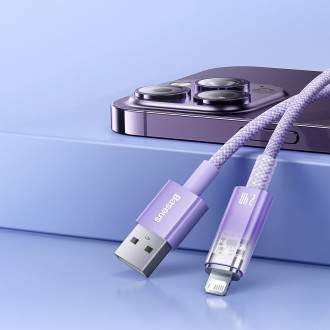 Baseus Explorer Series kabel USB - Lightning 2,4A 2 m bílý (CATS010102)