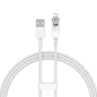 Baseus Explorer Series kabel USB - Lightning 2,4A 1 m bílý (CATS010002)