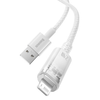 Baseus Explorer Series kabel USB - Lightning 2,4A 1 m bílý (CATS010002)