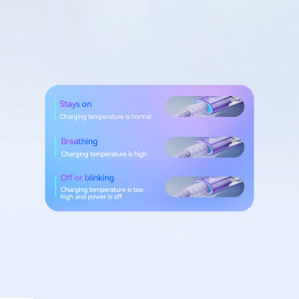 Baseus Explorer Series kabel USB - Lightning 2,4A 1 m bílý (CATS010002)