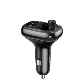 Bluetooth vysílač / nabíječka do auta Baseus S-13 (Overseas Edition) - černá