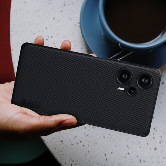 Pouzdro Xiaomi Redmi Note 12 Turbo Armor / pouzdro Xiaomi Poco F5 Nillkin Super Frosted Shield Pro Armor – černé