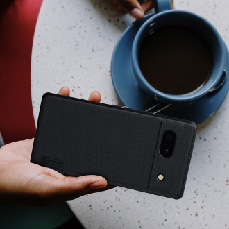 Pevné pouzdro Google Pixel 7a Pevné pouzdro Nillkin Super Frosted Shield Pro – černé