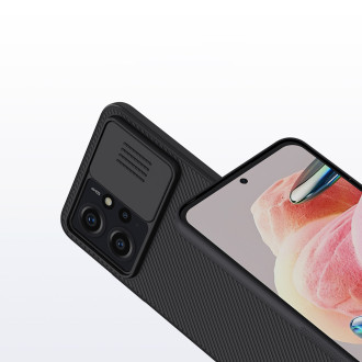 Pancéřové pouzdro Xiaomi Redmi Note 12 s krytem fotoaparátu Nillkin CamShield Case - černé