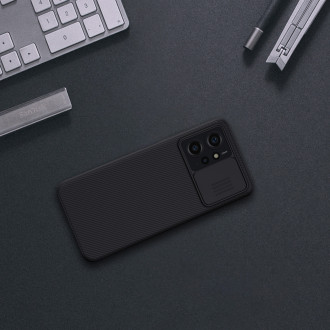Pancéřové pouzdro Xiaomi Redmi Note 12 s krytem fotoaparátu Nillkin CamShield Case - černé