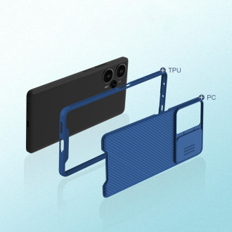 Pouzdro Xiaomi Redmi Note 12 Turbo / Xiaomi Poco F5 Armor Case s krytem fotoaparátu Nillkin CamShield Pro Case – černé