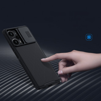 Pouzdro Xiaomi Redmi Note 12 Turbo / Xiaomi Poco F5 Armor Case s krytem fotoaparátu Nillkin CamShield Pro Case – černé