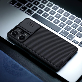 Pouzdro Xiaomi Redmi Note 12 Turbo / Xiaomi Poco F5 Armor Case s krytem fotoaparátu Nillkin CamShield Pro Case – černé