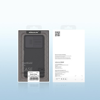 Pouzdro Xiaomi Redmi Note 12 Turbo / Xiaomi Poco F5 Armor Case s krytem fotoaparátu Nillkin CamShield Pro Case – černé