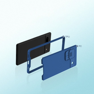Pouzdro Google Pixel 7a Armored Case s krytem fotoaparátu Nillkin CamShield Pro Case – černé