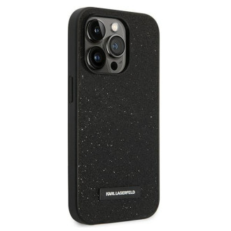 Karl Lagerfeld KLHCP14XG2ELK iPhone 14 Pro Max 6.7 &quot;hardcase black / black Glitter Plaque Logo