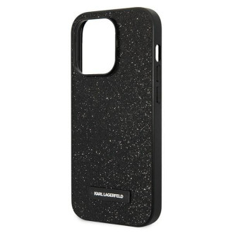 Karl Lagerfeld KLHCP14XG2ELK iPhone 14 Pro Max 6.7 &quot;hardcase black / black Glitter Plaque Logo