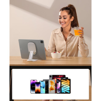 Joyroom JR-ZS371 skládací stojan pro tablet s výškovým nastavením - bílý