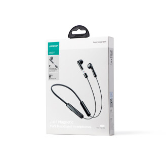Bezdrátová sluchátka na krk Joyroom DS1 Sport – černá