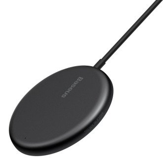 Indukční nabíječka MagSafe 15W Baseus Simple Mini - černá
