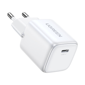 GaN 20W USB-C nabíječka Ugreen Nexode mini CD318 - bílá