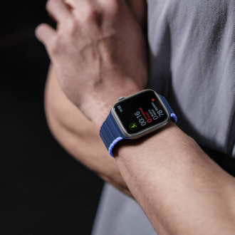 Magnetický řemínek pro Apple Watch SE, 8, 7, 6, 5, 4, 3, 2, 1 (41, 40, 38 mm) Dux Ducis řemínek (verze LD) – modrý