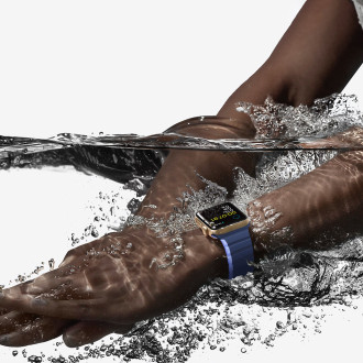 Magnetický řemínek pro Apple Watch SE, 8, 7, 6, 5, 4, 3, 2, 1 (41, 40, 38 mm) Dux Ducis řemínek (verze LD) – modrý