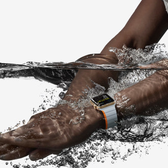 Magnetický řemínek pro Apple Watch SE, 8, 7, 6, 5, 4, 3, 2, 1 (41, 40, 38 mm) Dux Ducis řemínek (verze LD) – šedooranžový