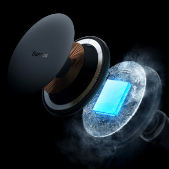 MagSafe 15W USB C 25W Baseus CW01 indukční nabíječka do auta - černá