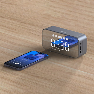 Dudao Y17 Bluetooth hodinky / reproduktor - stříbrné