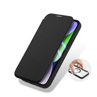 Dux Ducis Skin X Pro Magnetic Flip MagSafe Case iPhone 15 Plus – Black