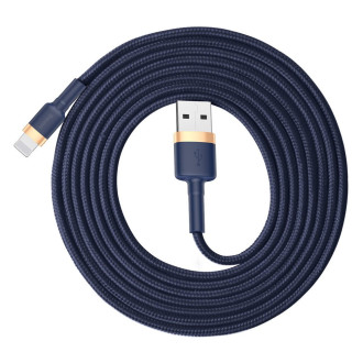 Baseus Cafule Cable odolný nylonový kabel USB / Lightning QC3.0 1,5A 2M modrý (CALKLF-CV3)